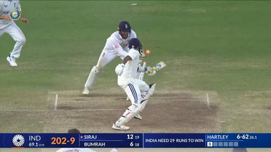 IND vs ENG 2024, 1ST Test: Mohammed Siraj Wicket