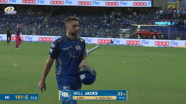 IPL 2026 M69: MI vs RR - Will Jacks  Wicket