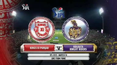 IPL 2015 M14: KXIP vs KKR – Match Highlights