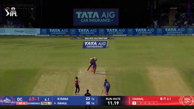 IPL 2026 M35: DC vs PBKS - KL Rahul Six