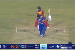IND-W vs ZIM-W 2026, 2nd T20I: Shafali Verma Six