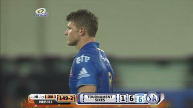 M20: MI vs SRH –  David Warner Six