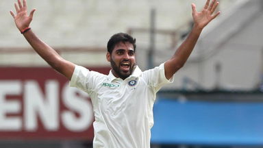 Bhuvneshwar Kumar's feisty four-for