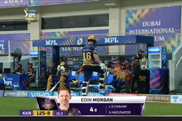 Final: CSK vs KKR – Eoin Morgan Wicket