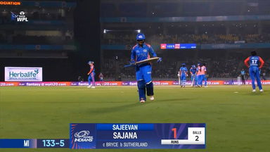 Wicket: Match 2, Mumbai Indians vs Delhi Capitals, WPL 2025: Sajeevan Sajana Wicket