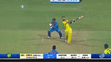 IND vs AUS 2019, 2nd T20I: Glenn Maxwell Six