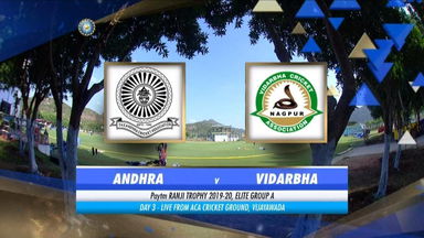 Ranji Trophy 2019-20: Andhra vs Vidarbha - Day 3 Highlights