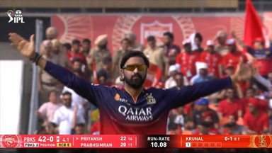 IPL 2025 M37: PBKS vs RCB - Priyansh Arya Wicket