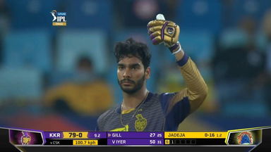Venkatesh Iyer's quickfire 50-run opening act in VIVO IPL 2021 Final
