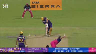 IPL 2026 M28: KKR vs RR - Cameron Green Six