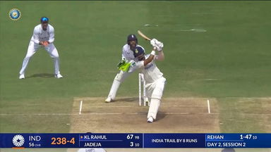 IND vs ENG 2024, 1ST Test: K L Rahul Six