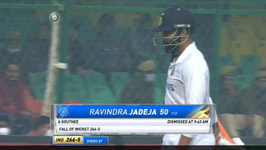 IND vs NZ 2021, 1st Test, Day 2: Ravindra Jadeja Wicket