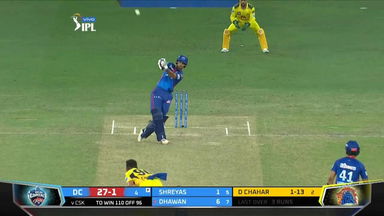 M50: DC vs CSK – Shikhar Dhawan Six
