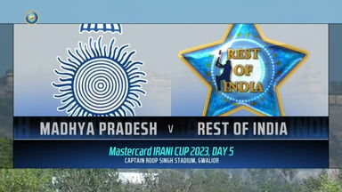 Z R IRANI CUP  2022/23,  Madhya Pradesh vs Rest of India  Day 5: Match Highlights