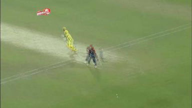 Match 11 CSK vs DD – Badrinath's Wicket