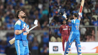 No. 55 brought up in some style! Kohli thrills Thiruvananthapuram