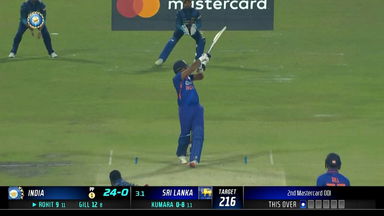 IND vs SL 2023, 2ND ODI: Rohit Sharma  Six