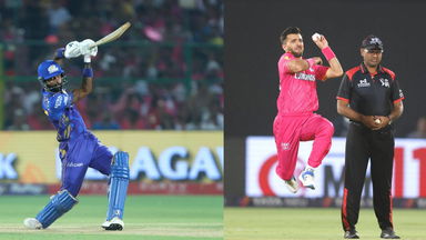 Hardik vs Farooqi: MI captain cracks 4,6,4,4