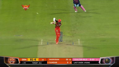 M05: SRH vs RR – Washington Sundar Six