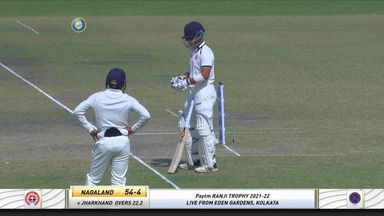 Chetan Bist's fine 122* against Jharkhand