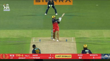 IPL 2026 Q1: RCB vs GT - Rajat Patidar Six