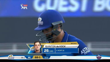 M51: DC vs MI – Quinton de Kock Wicket
