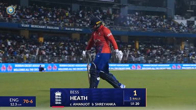 IND-W vs ENG-W 2023, 3RD T20I: Bess Heath Wicket