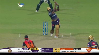 M02: KKR vs SRH – Andre Russell Six