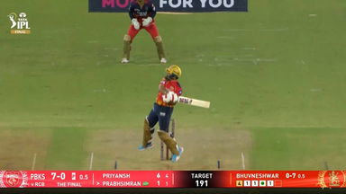 IPL 2025 Final: RCB vs PBKS - Prabhsimran Singh Six