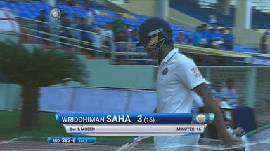 IND vs ENG 2016 - 2nd Test, day 2 : W Saha Wicket