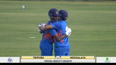 Bishal Ghosh's solid 51* against Meghalaya