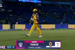 M14 - UPW vs MI: Saima Thakor Wicket