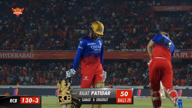 M41: SRH vs RCB – Rajat Patidar Wicket