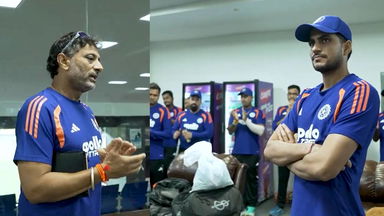 Dressing Room BTS after a record run chase