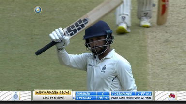 Rajat Patidar packs a punch with a cracking 122 in Ranji Trophy Final