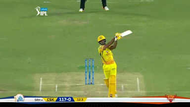 M46: CSK vs SRH –  Ambati Rayudu Six