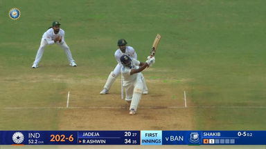 IND vs BAN 2024, 1ST Test: Ravichandran Ashwin Six