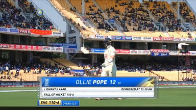 IND vs ENG 2021, 2nd Test, Day 4: Ollie Pope Wicket