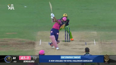 M32: RCB vs RR –  Yashasvi Jaiswal   Six