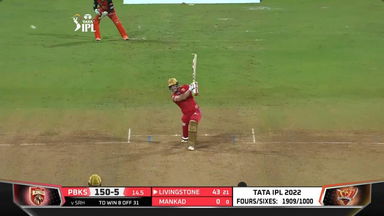 M70: SRH vs PBKS – Liam Livingstone Six