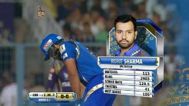 M1: KKR vs MI – Rohit Sharma 98*