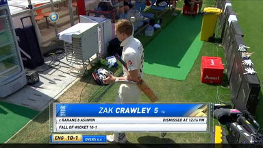 IND vs ENG 2021, 4th Test, Day 3: Zak Crawley Wicket