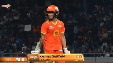 Wicket: Match 12, Gujarat Giants vs Royal Challengers Bengaluru, WPL 2026: Kashvee Gautam Wicket