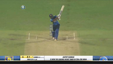 IND vs SL 2020, 3rd T20I: Avishka Fernando Six