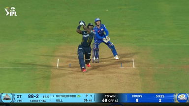 IPL 2025 M56: MI vs GT - Sherfane Rutherford Six