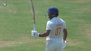 Ranji Trophy 2025-26 Final, Karnataka vs J & K: Yawer Hassan's resilient 88 (150)