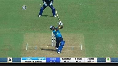 Abhimanyu Easwaran's 61(32)