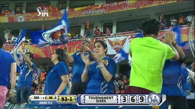 M36: SRH vs MI –  Ambati Rayudu Six