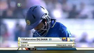5TH ODI: IND vs SL – Tillakaratne Dilshan Wicket