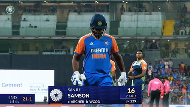 IND vs ENG 2025, 5th T20I: Sanju Samson Wicket